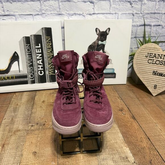 Women’s SF Air Force 1 'Vintage Wine' size 9 - Picture 9 of 14